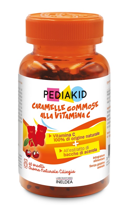 PEDIAKID VITAMINE C 60 ORSETTI GOMMOSI - Farmacia-flash.it