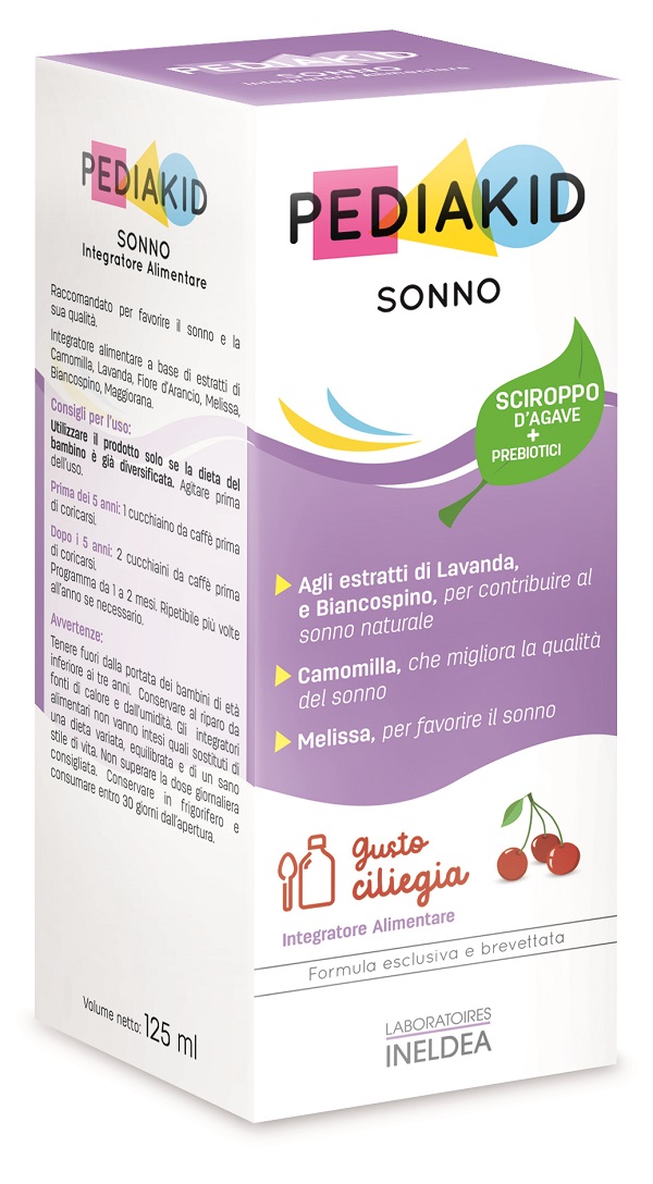PEDIAKID SONNO SCIROPPO 125 ML - Farmacia-flash.it