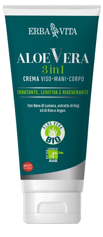 ALOE VERA CREMA 3 IN 1 BIO AIAB 200 ML - Farmacia-flash.it
