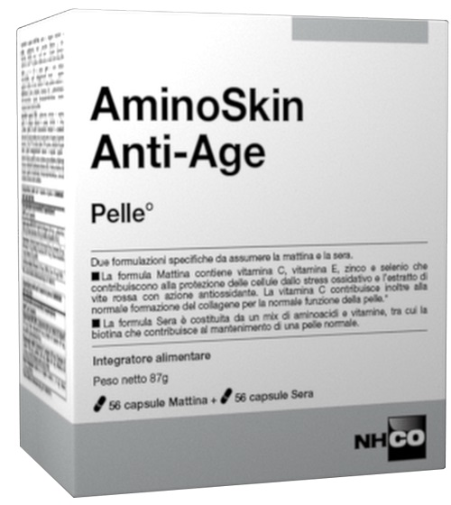 NHCO AMINOSKIN ANTI-AGE FLACONE 56 CAPSULE + 56 CAPSULE - Farmacia-flash.it