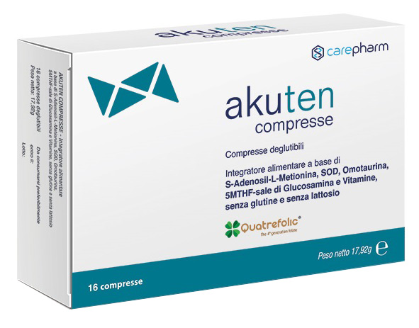 AKUTEN 16 COMPRESSE DEGLUTIBILI SENZA GLUTINE E LATTOSIO - Farmacia-flash.it