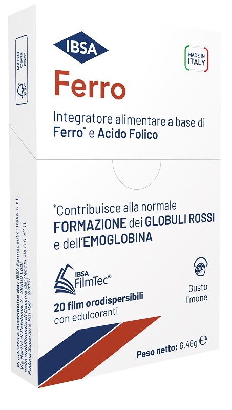 FERRO IBSA 20 FILM ORODISPERSIBILI - Farmacia-flash.it