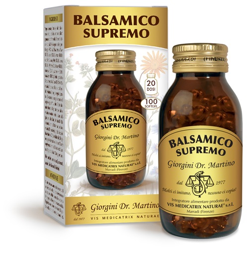 BALSAMICO SUPREMO 100 SOFTGEL 83 G - Farmacia-flash.it