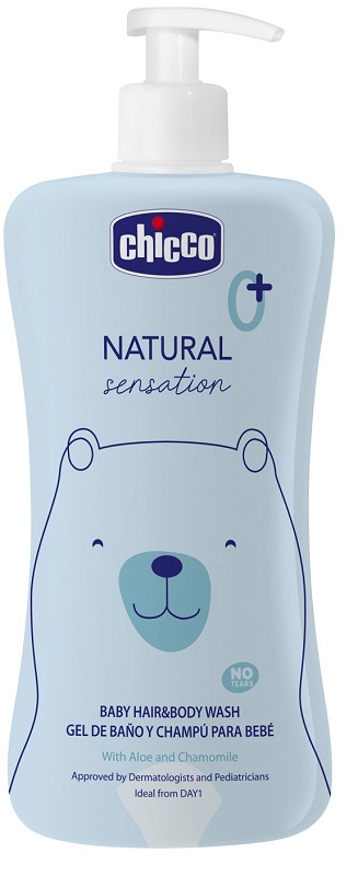 CHICCO NATURAL SENSATION BAGNO SHAMPOO 500 ML - Farmacia-flash.it