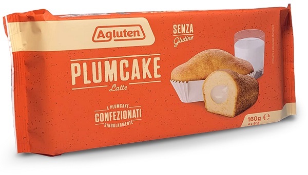 AGLUTEN PLUMCAKE LATTE 4 X 40 G - Farmacia-flash.it