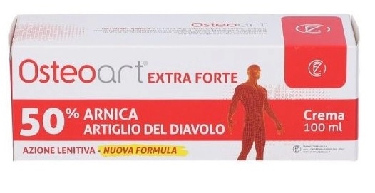 OSTEOART EXTRA FORTE 50% ARNICA E ARTIGLIO DEL DIAVOLO CREMA 100 ML AZIONE LENITIVA NUOVA FORMULA - Farmacia-flash.it