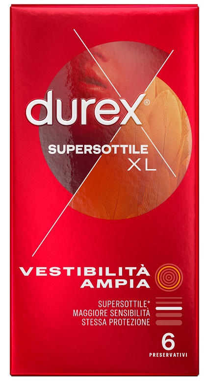 PROFILATTICO DUREX SUPERSOTTILE XL 6 PEZZI - Farmacia-flash.it