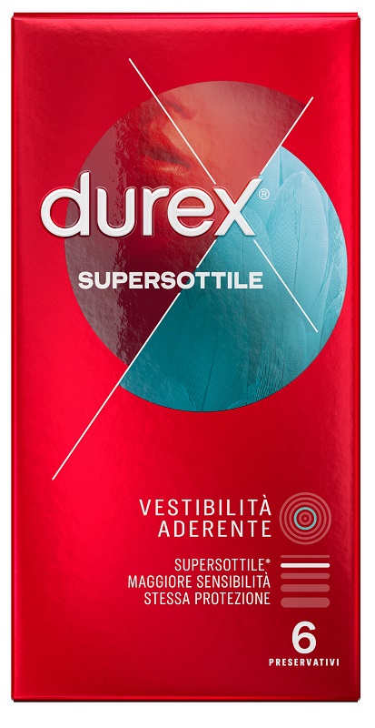 PROFILATTICO DUREX SUPERSOTTILE CLOSE FIT 6 PEZZI - Farmacia-flash.it