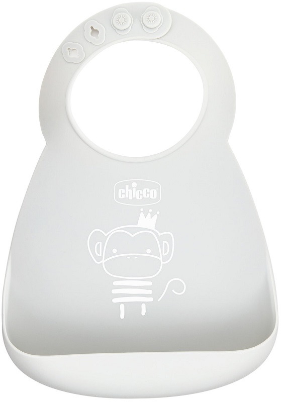 CHICCO BAVAGLIA SILICONE NEUTRA - Farmacia-flash.it