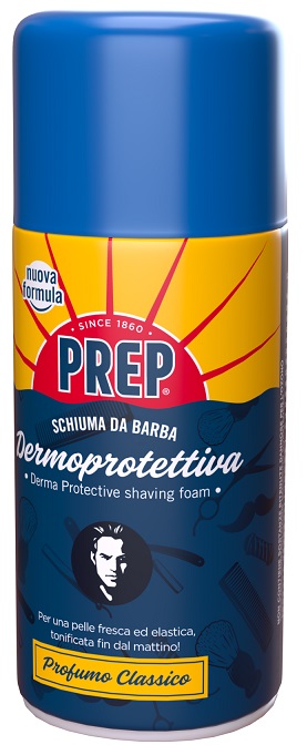 PREP SCHIUMA BARBA DERMOPROTETTIVA PROFUMO CLASSICO 300 ML - Farmacia-flash.it