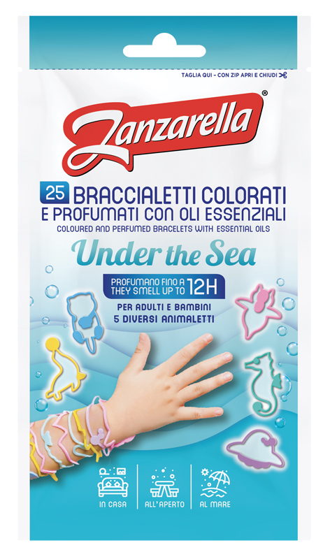 ZANZARELLA BRACCIALETTI UNDER THE SEA 25 PEZZI - Farmacia-flash.it
