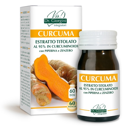 CURCUMA ESTRATTO TITOLATO 95% CURCUMINOIDI 60 PASTIGLIE - Farmacia-flash.it