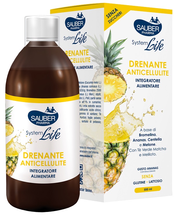 SAUBER DRENANTE ANTICELLULITE 500 ML - Farmacia-flash.it