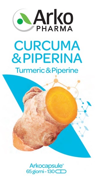 ARKOCPS CURCUMA + PIPERINA 130 CAPSULE - Farmacia-flash.it