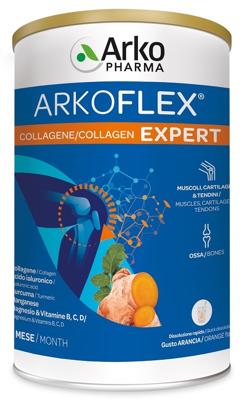 ARKOFLEX EXPERT COLLAGENE ARANCIA POLVERE 390 G - Farmacia-flash.it