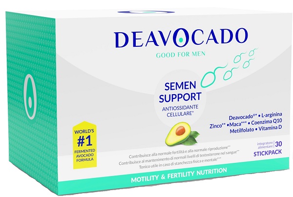 DEAVOCADO SEMEN SUPPORT UOMO 30 STICKPACK - Farmacia-flash.it