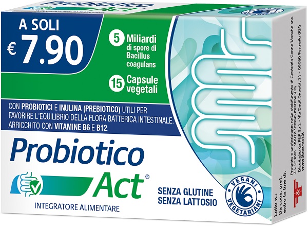 PROBIOTICO ACT 15 CAPSULE VEGETALI - Farmacia-flash.it