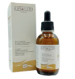 IDRASTIN GOCCE SIERO ANTIMACCHIE SCHIARENTE DEPIGMENTANTE ANTIOSSIDANTE IDRATANTE 50 ML - Farmacia-flash.it