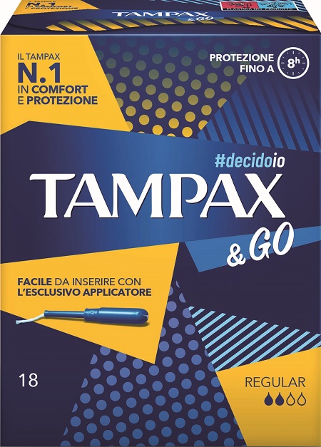 TAMPAX &GO REGULAR 18 PEZZI - Farmacia-flash.it