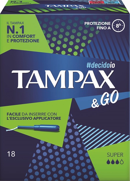 TAMPAX &GO SUPER 18 PEZZI - Farmacia-flash.it