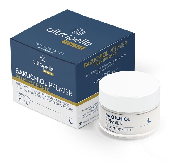 ALTRAPELLE TENLESS CREMA VISO NOTTE BAKUCHIOL PREMIER FILLER NUTRIENTE 50 ML - Farmacia-flash.it
