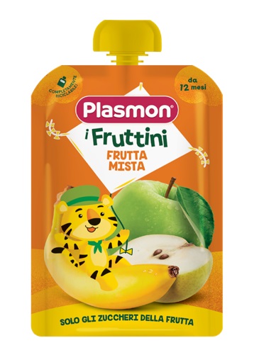 PLASMON I FRUTTINI FRUTTA MISTA 130 G - Farmacia-flash.it