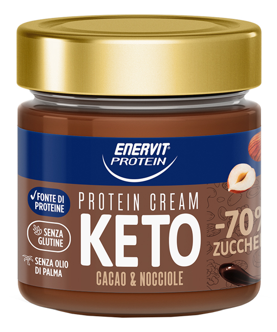 ENERVIT PROTEIN KETO CREMA CIOCCOLATO 180 G - Farmacia-flash.it