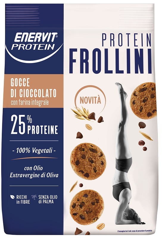 ENERVIT PROTEIN FROLLINO GOCCE CIOCCOLATO 200 G - Farmacia-flash.it