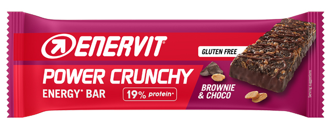 ENERVIT SPORT POWER CRUNCHY BROWNIE E CHOCO 40 G - Farmacia-flash.it