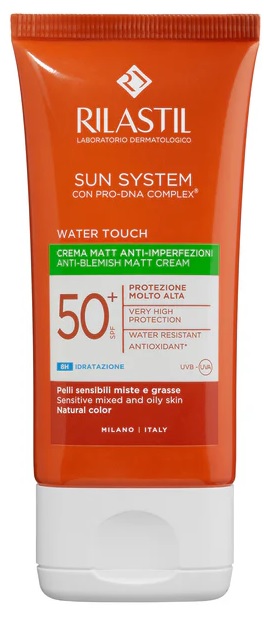 RILASTIL SUN SYSTEM WATER TOUCH FLUIDO SPF50+ 50 ML NUOVA FORMULAZIONE - Farmacia-flash.it