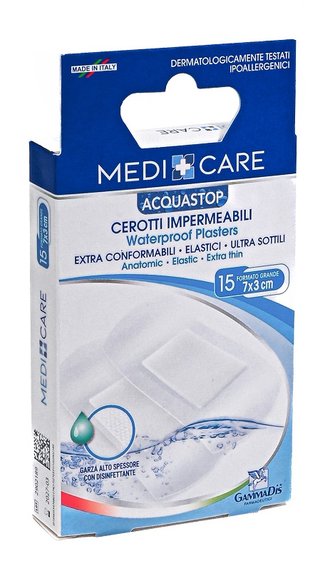 CEROTTO MEDICARE ANTIACQUA GRANDI 15 PEZZI - Farmacia-flash.it