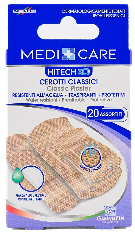 CEROTTO MEDICARE CLASSICI 3D ASSORTITI 20 PEZZI - Farmacia-flash.it