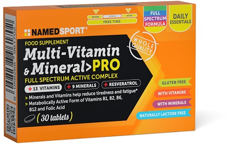MULTI-VITAMIN&MINERAL PRO 30 COMPRESSE - Farmacia-flash.it
