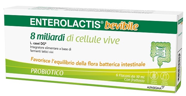 ENTEROLACTIS BEVIBILE 6 FLACONCINI X 10 ML - Farmacia-flash.it