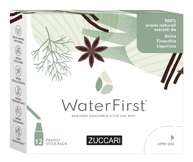 WATER FIRST ANICE-FINOCCHIA-LIQUIRIZIA 12 STICK PACK - Farmacia-flash.it