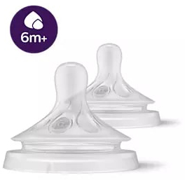 AVENT TETTARELLA NATURAL 3,0 LIQ DEN 2 PEZZI - Farmacia-flash.it