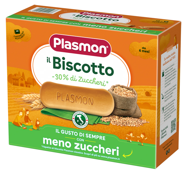 PLASMON BISCOTTI -30% ZUCCHERO 720 G - Farmacia-flash.it