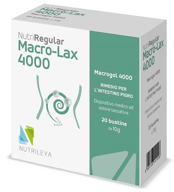 NUTRIREGULAR MACRO LAX 4000 20 BUSTINE DA 10 G - Farmacia-flash.it