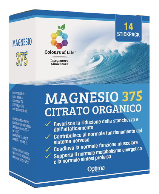 COLOURS OF LIFE MAGNESIO 375 14 STICK - Farmacia-flash.it