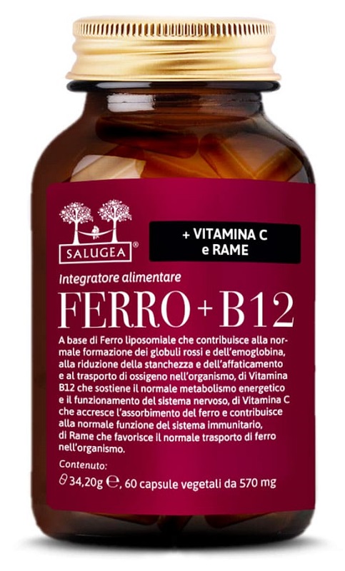 SALUGEA FERRO + B12 60 CAPSULE - Farmacia-flash.it