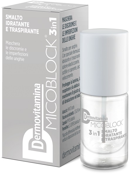 DERMOVITAMINA MICOBLOCK SMALTO BASE&TOP COAT 19 TRASPARENTE 5 ML - Farmacia-flash.it