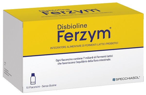 DISBIOLINE FERZYM 10 FLACONCINI DA 8 ML - Farmacia-flash.it