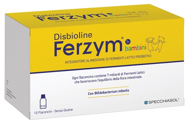 DISBIOLINE FERZYM BAMBINI 10 FLACONCINI DA 8 ML - Farmacia-flash.it