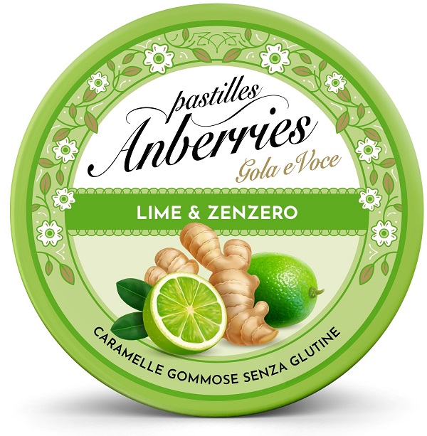 ANBERRIES LIME & ZENZERO 50 G - Farmacia-flash.it