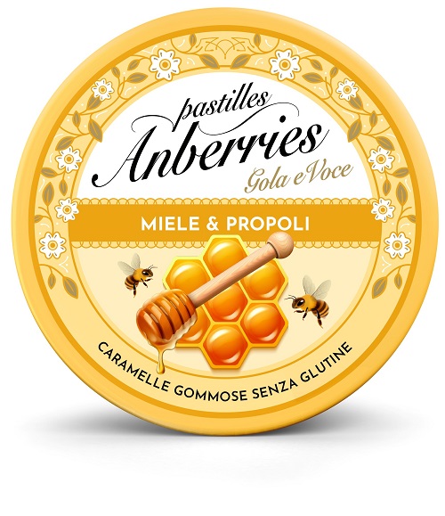 ANBERRIES MIELE&PROPOLI CARAMELLE GOMMOSE 50 G - Farmacia-flash.it
