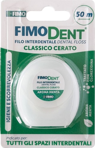 FIMODENT FILO INTERDENTALE CERATO 50M - Farmacia-flash.it