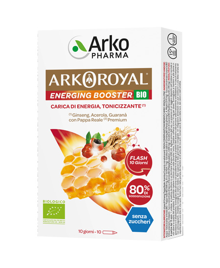 ARKOROYAL ENERGING BOOSTER BIO 10 FLACONCINI - Farmacia-flash.it