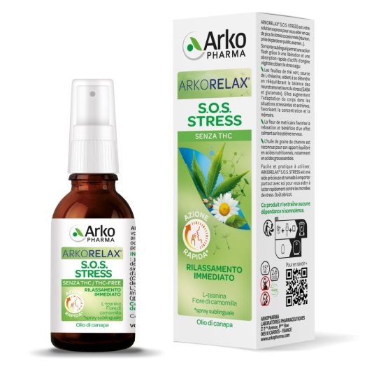 ARKORELAX SOS STRESS 15 ML - Farmacia-flash.it