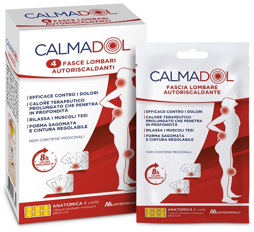 FASCIA LOMBARE CALMADOL 4 PEZZI - Farmacia-flash.it