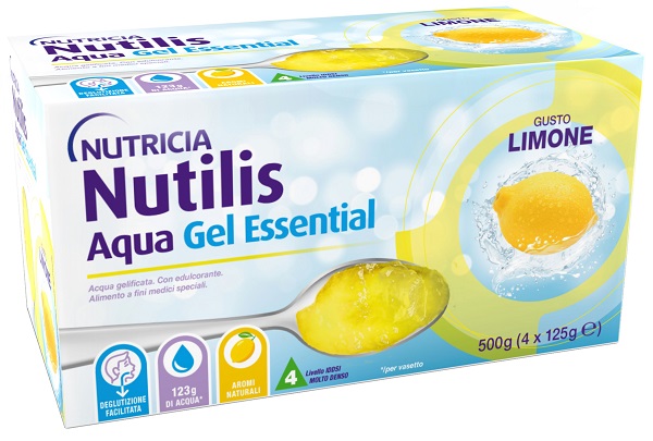 NUTILIS AQUA GEL LIMONE 4 PEZZI DA 125 G - Farmacia-flash.it